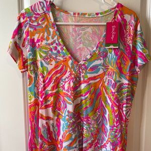 Lilly Pulitzer MICHELE top SCUBA TO CUBA